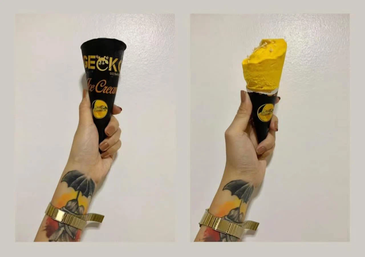 ice cream aluminum cone sleeve