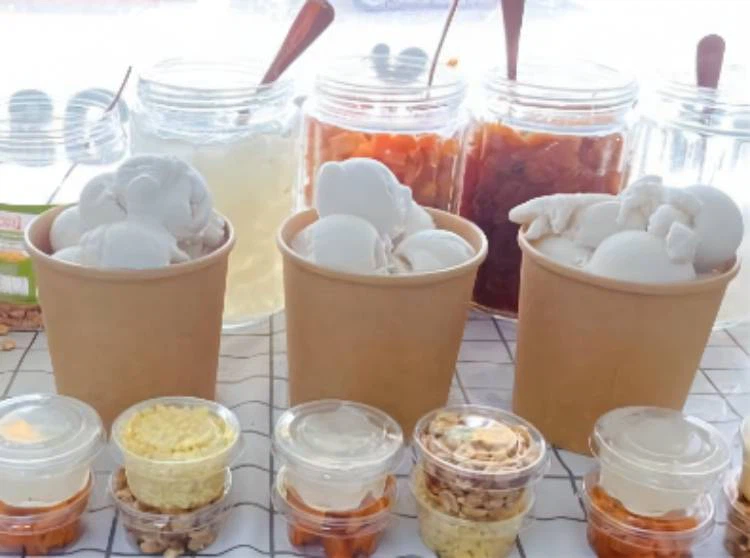 ice cream paper bucket