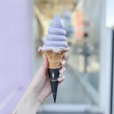 ice cream waffle cone wrapper ice cream waffle cone wrapper